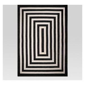 Mitre Stripe Outdoor Rug - Threshold™ - 1 of 2