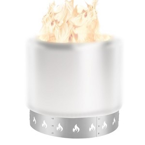 16.9 * 16.9 * 3.9 Inch Stainless Steel  Portable Mantelpiece and Ring, for Camping and Garden Meetings,Fireplace and Barbecue - 1 of 4