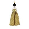 Italian Ornaments 7.0 Inch Renata In Glitter Gold Formal Regal Stately Diva Shopper Style Tree Ornaments - 2 of 3