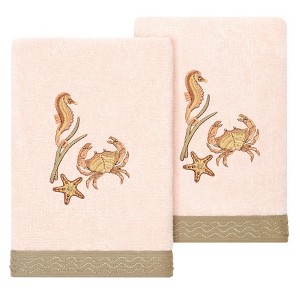 Aaron Design Embellished Towel Set - Linum Home Textiles - 1 of 4