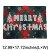 Unique Bargains Christmas Place Mats Linen Red Green 13"x17.7" 2 Pcs - 3 of 4
