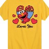 Boys' - Sesame Street - Elmo Loves You Short Sleeve Graphic T-Shirt - 2 of 4
