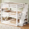 GDF Studio Malone Separate Design Bunk Bed with Storage Staircase - 2 of 4