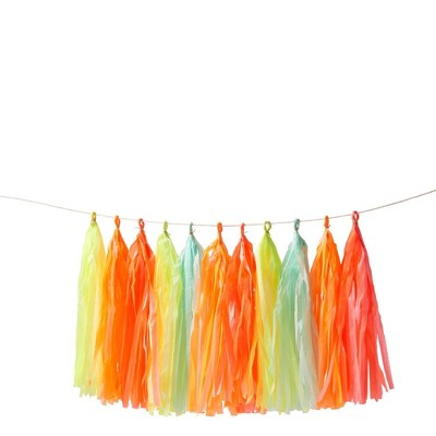 plastic tassel garland