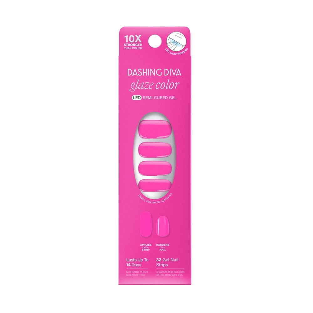Dashing Diva Glaze Nail Art - Magenta Madness - 32ct -  92173368