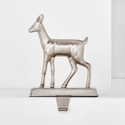 Metal Doe Stocking Holder Silver - Wondershop™