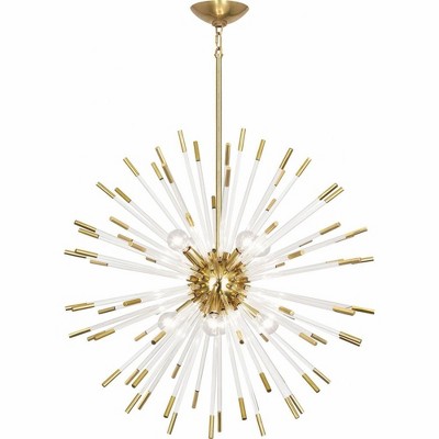Robert Abbey Lighting Andromeda - Light Chandelier in  Modern Brass