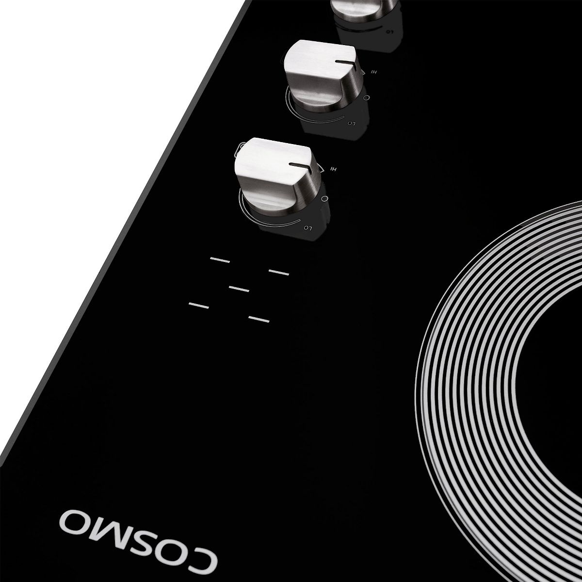 Cosmo COS-365ECC 36 in. Electric Ceramic Glass Cooktop with 5 Burners, Dual Zone Elements, Hot Surface Indicator Light and Control Knobs - thumbnail 5