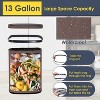 FDW Kitchen Trash Can with Lid, 13 Gallon Automatic Garbage Can for Bathroom Bedroom Home Office 50 Liter Touch Free Stainless Steel Waste Bin - 4 of 4