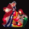 Northlight 17.75" Lighted Holy Family Nativity Scene Christmas Window Silhouette - image 2 of 3