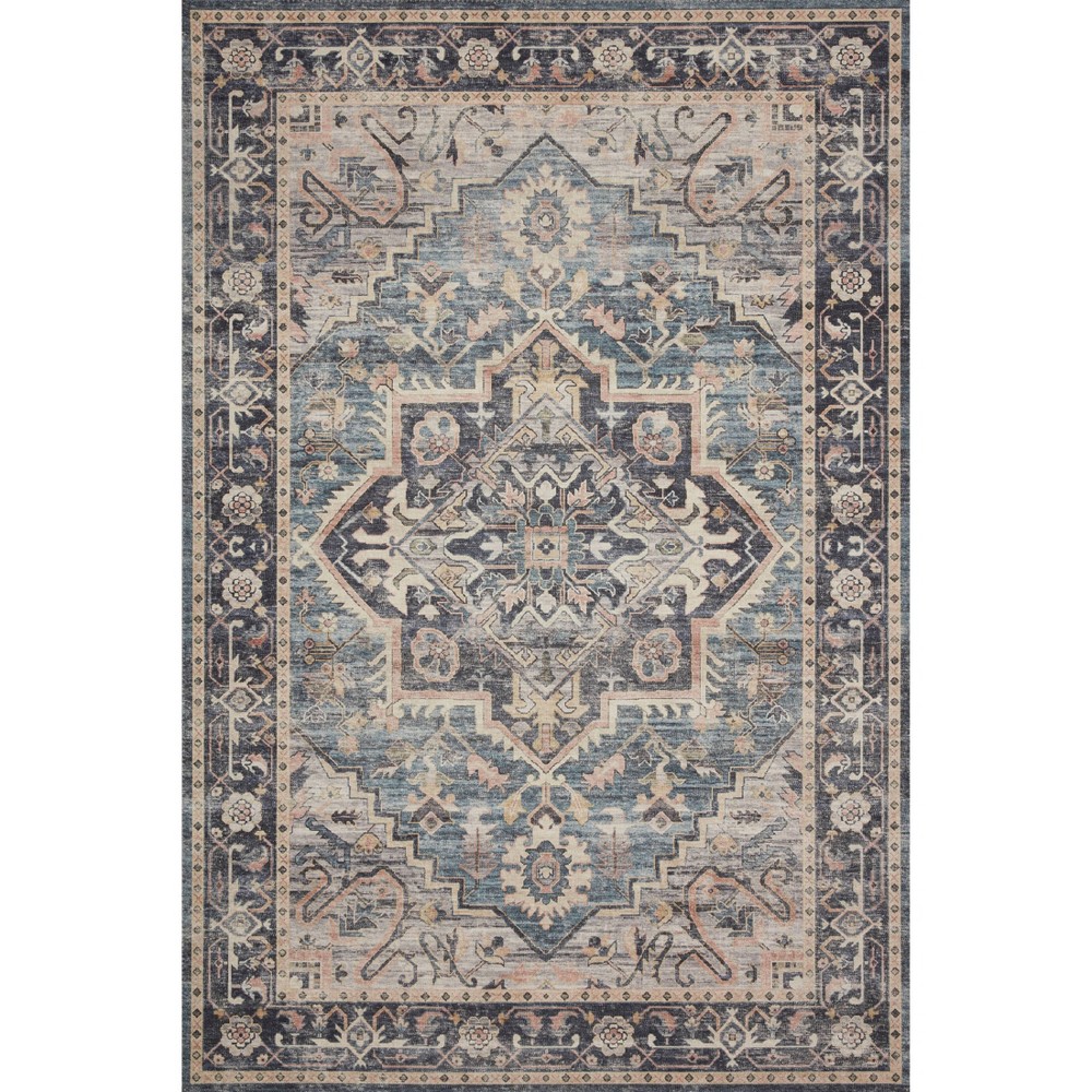 Photos - Area Rug 2'x5' Hathaway Rug Navy Blue - Loloi Rugs