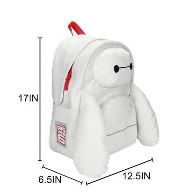 Big Hero 6 Baymax White 17” Adult Novelty Character Backpack — фото 3