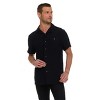 Canada Weather Gear Men’s AIRFLOW Active Stretch Camp Collar Shirt – Short Sleeve, Lightweight, Breathable Button-Down Top - 4 of 4