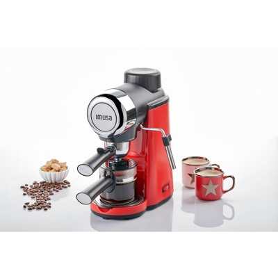 Aria 11.8" Stainless Steel Espresso and Cappuccino Maker with Steam Wand