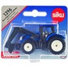 New Holland T7.315 Tractor with Front Loader Blue and Black Diecast Model by Siku - 3 of 3