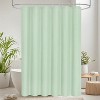 LunaLulinlk Thick Waffle Weave Shower Curtain, Mint Green - 2 of 4