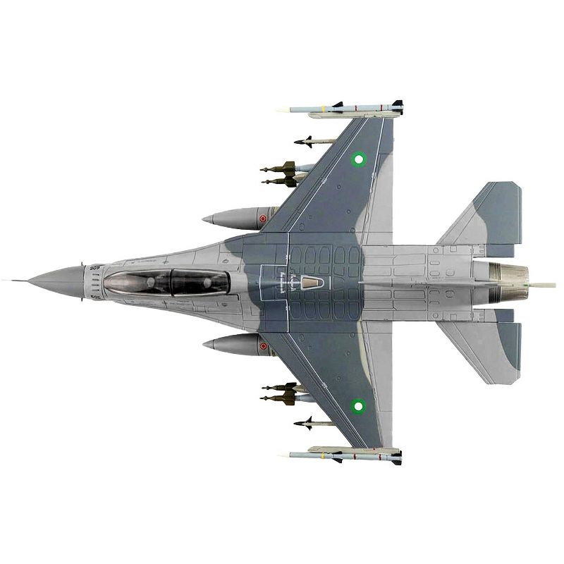 Lockheed Martin F-16BM Fighting Falcon Aircraft "Pakistan Air Force" 2022 "Air Power Series" 1/72 Diecast Model by Hobby Master, 4 of 6