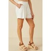Women's Pleated Linen Shorts - Hayden LA - 2 of 4
