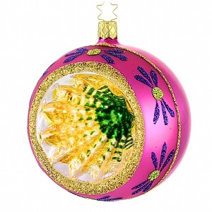 Inge Glas 4.0 Inch Large Christmas Twinkles Ornament Handmade