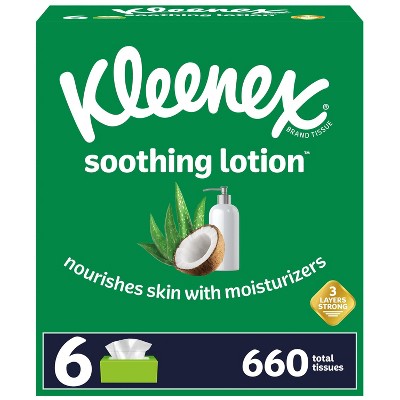 Kleenex Soothing Lotion Facial Tissue