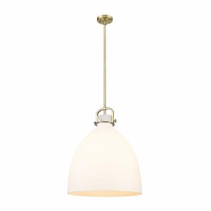 Newton Bell - 1 Light Stem Hung Pendant In Industrial Style-23.88 Inches Tall and 18 Inches Wide - 1 of 1