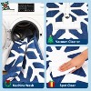 Christmas Snowflake Rug 3x3 Bathroom Rugs Christmas Doormats Machine Washable Area Rug - 4 of 4
