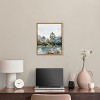 Art Remedy Cold Winter Lake Landscape Wall Art Framed - 2 of 4