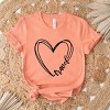 Simply Sage Market Travel Heart Short Sleeve Tee - 3 of 4