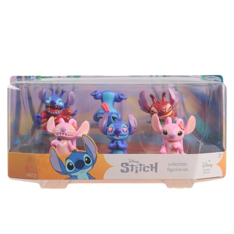 Детские фигурки Lilo & Stitch Disney Lilo & Stitch Character Figure Set, 6pk 3” Collectible Toy Figures