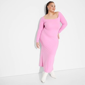 Women's Long Sleeve ButterBliss Maxi Bodycon Dress - Wild Fable™ - 1 of 3