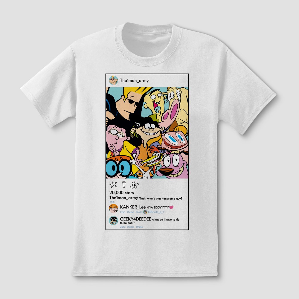 Men's Cartoon Network Short sleeve T-Shirt - White M