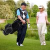 Costway Golf Stand Cart Bag Club w/6 Way Divider Carry Organizer Pockets Storage Black - 2 of 4