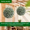 Flower Topiary Ball Decorative Balls 2PCS, Artificial Topiary Balls, for Outdoor Patio Garden and Indoor, Wedding Decoration - 4 of 4