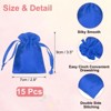 Unique Bargains Satin Drawstring Party Favor Bags Gift Bags for Birthday Candy - 2 of 4