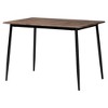 Baxton Studio Bishop Industrial Grey Fabric and Metal 5-Piece Dining Set - 4 of 4