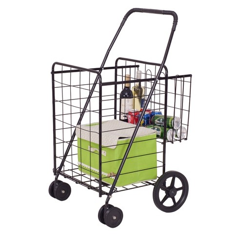 4 wheel discount folding shopping cart