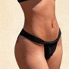 Women's Ocean’s Edge Black Bikini Bottoms & Sarong Set -Cupshe - 3 of 4