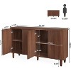 KTMBDW Buffet Cabinet with Storage, 59 Inch Kitchen Sideboard Cabinet for Dining Room, Living Room - 4 of 4