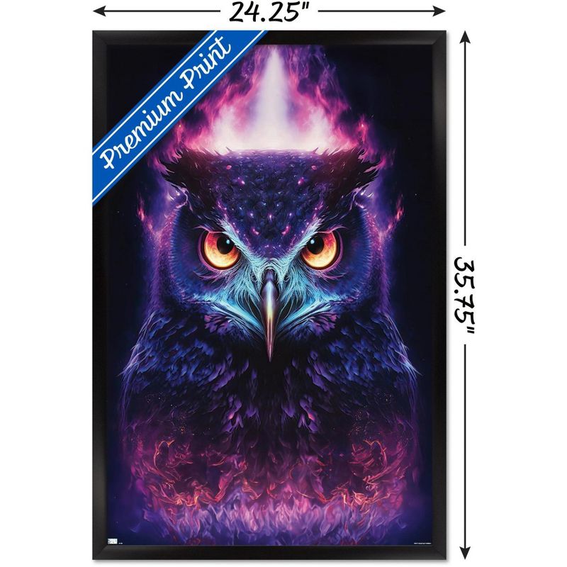 Trends International Wumples - Mystic Owl Framed Wall Poster Prints, 3 of 7