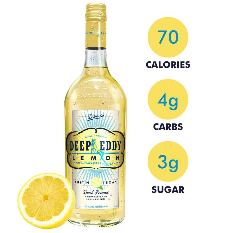 Deep Eddy Lemon Vodka - 750ml Bottle, 6 of 11