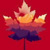 Men's Design By Humans Leafscape By digsy T-Shirt - 2 of 4
