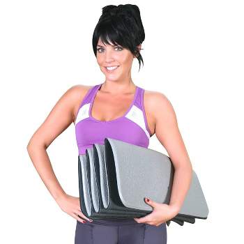 Cap Fitness Folding Gym Equipment Mat - Black (3.54mm)