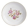 Lorren Home Trends 5 Piece Porcelain Pasta Set, 1 Serving Bowl and 4 Individual Bowls,  Floral Design - 2 of 4