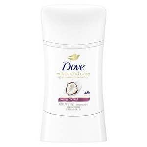 Dove Advanced Care Antiperspirant Deodorant Stick Caring Coconut, 1.6 oz - 1 of 4