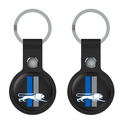 Keyscaper NFL NFC Historic Teams Insignia Black Airtag Holder 2-Pack