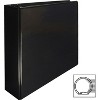 Business Source View Binder w/ 2 Inside Pockets 3" Capacity Black 09958 - 2 of 4