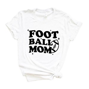 Simply Sage Market Women's Football Mom Stars Short Sleeve Graphic Tee - 1 of 4