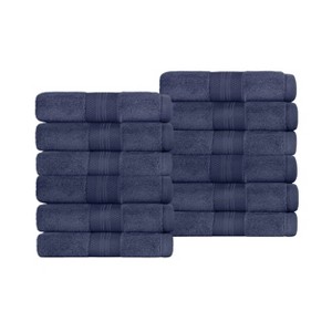 Luxury Cotton Heavyweight Solid Plush Towel Set by Blue Nile Mills - 1 of 4