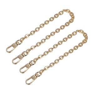 Unique Bargains Handbags DIY Accessories Iron Flat Purse Chain Strap 2 Pcs - 1 of 3