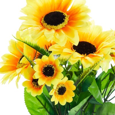 Sunny Delight Tabletop Artificial Sunflower Arrangement